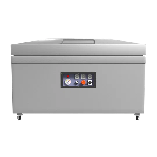 Вакуумный упаковщик DZ-800, однокамерный, 2 планки запайки, напольный