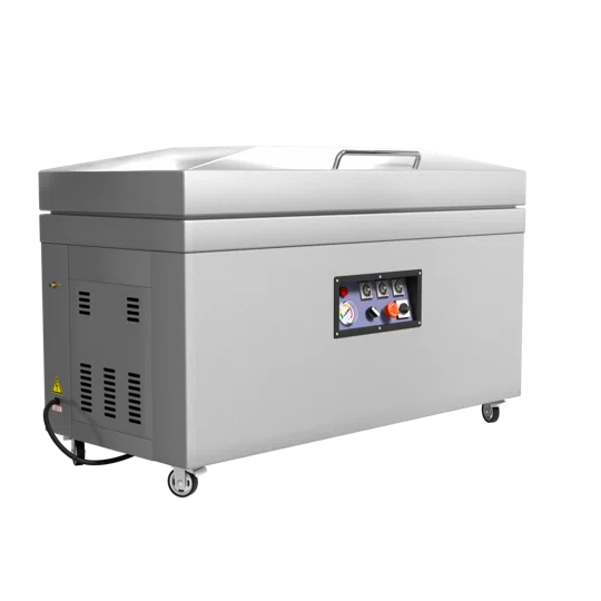 Вакуумный упаковщик DZ-800, однокамерный, 2 планки запайки, напольный