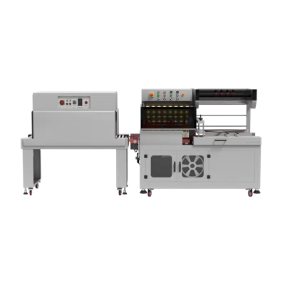 Термоусадочная линия DQL-5545A + SM-4525, автоматическая обрезка, запайка