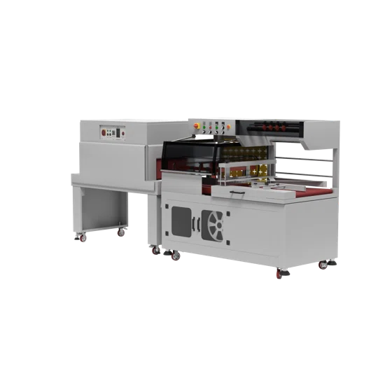 Термоусадочная линия DQL-5545A + SM-4525, автоматическая обрезка, запайка