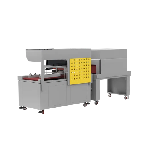 Термоусадочная линия DQL-5545A + SM-4525, автоматическая обрезка, запайка