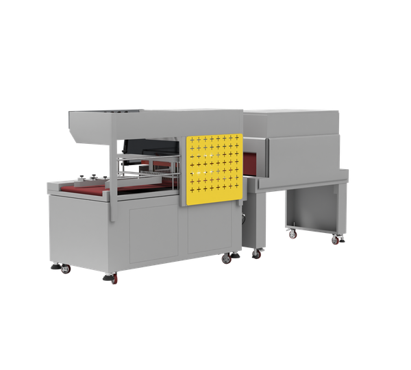 Термоусадочная линия DQL-5545A + SM-4525, автоматическая обрезка, запайка