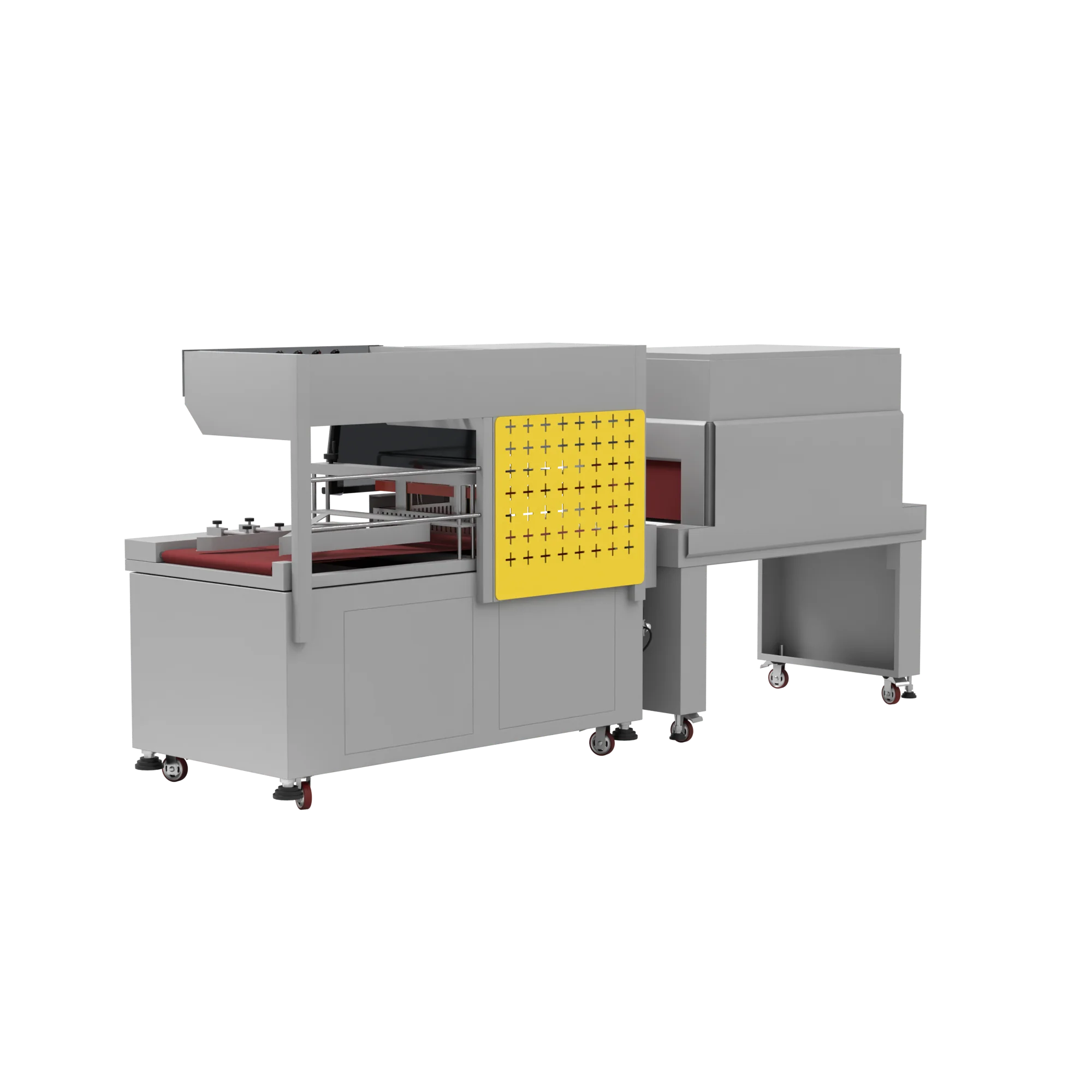Термоусадочная линия DQL-5545A + SM-4525, автоматическая обрезка, запайка
