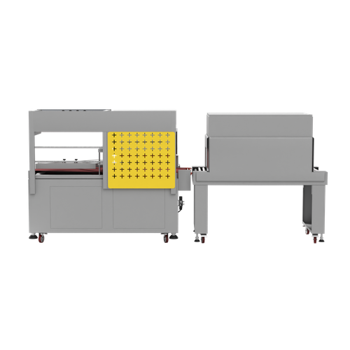 Термоусадочная линия DQL-5545A + SM-4525, автоматическая обрезка, запайка