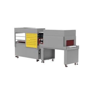 Термоусадочная линия DQL-5545A + SM-4525, автоматическая обрезка, запайка