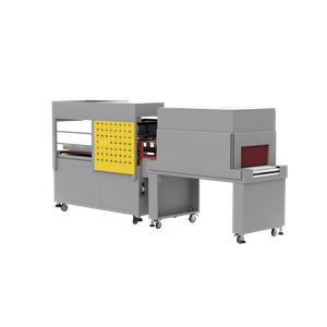 Термоусадочная линия DQL-5545A + SM-4525, автоматическая обрезка, запайка