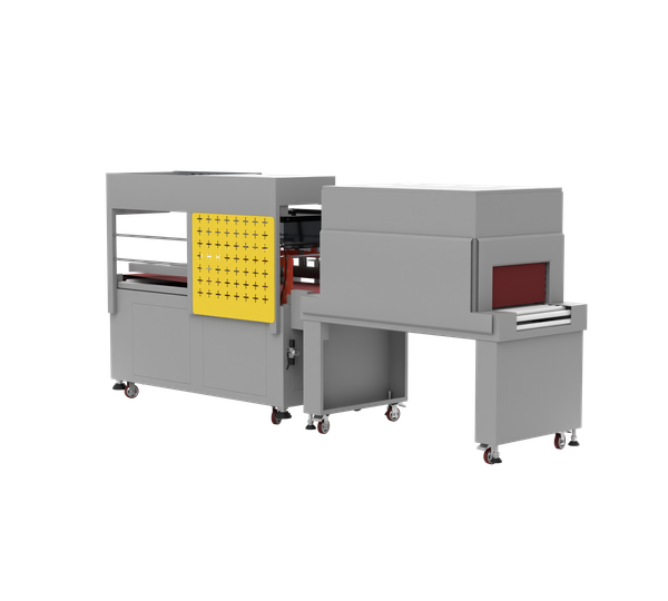 Термоусадочная линия DQL-5545A + SM-4525, автоматическая обрезка, запайка