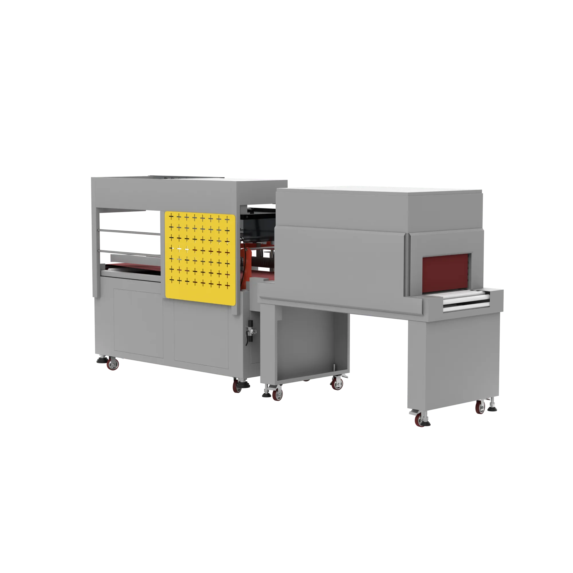 Термоусадочная линия DQL-5545A + SM-4525, автоматическая обрезка, запайка