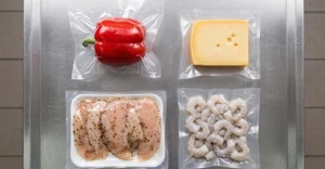 Вакуумный упаковщик DZQ-400/2SB GAS, двухкамерный с газонаполнением