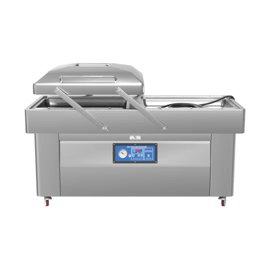 Вакуумный упаковщик DZQ-400/2SB GAS, двухкамерный с газонаполнением