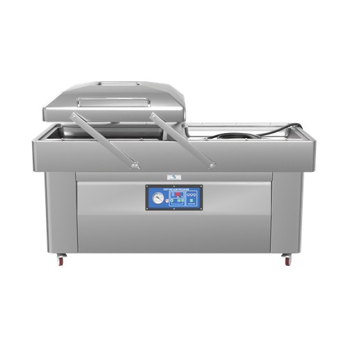 Вакуумный упаковщик DZQ-400/2SB GAS, двухкамерный с газонаполнением