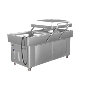Вакуумный упаковщик DZQ-400/2SB GAS, двухкамерный с газонаполнением