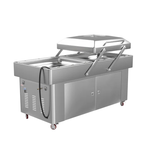 Вакуумный упаковщик DZQ-400/2SB GAS, двухкамерный с газонаполнением
