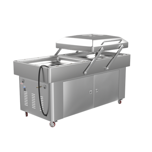 Вакуумный упаковщик DZQ-400/2SB GAS, двухкамерный с газонаполнением