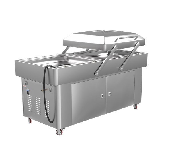 Вакуумный упаковщик DZQ-400/2SB GAS, двухкамерный с газонаполнением