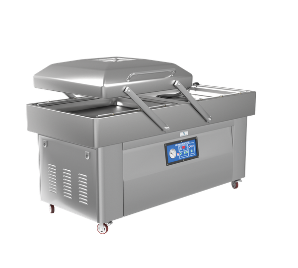 Вакуумный упаковщик DZQ-400/2SB GAS, двухкамерный с газонаполнением