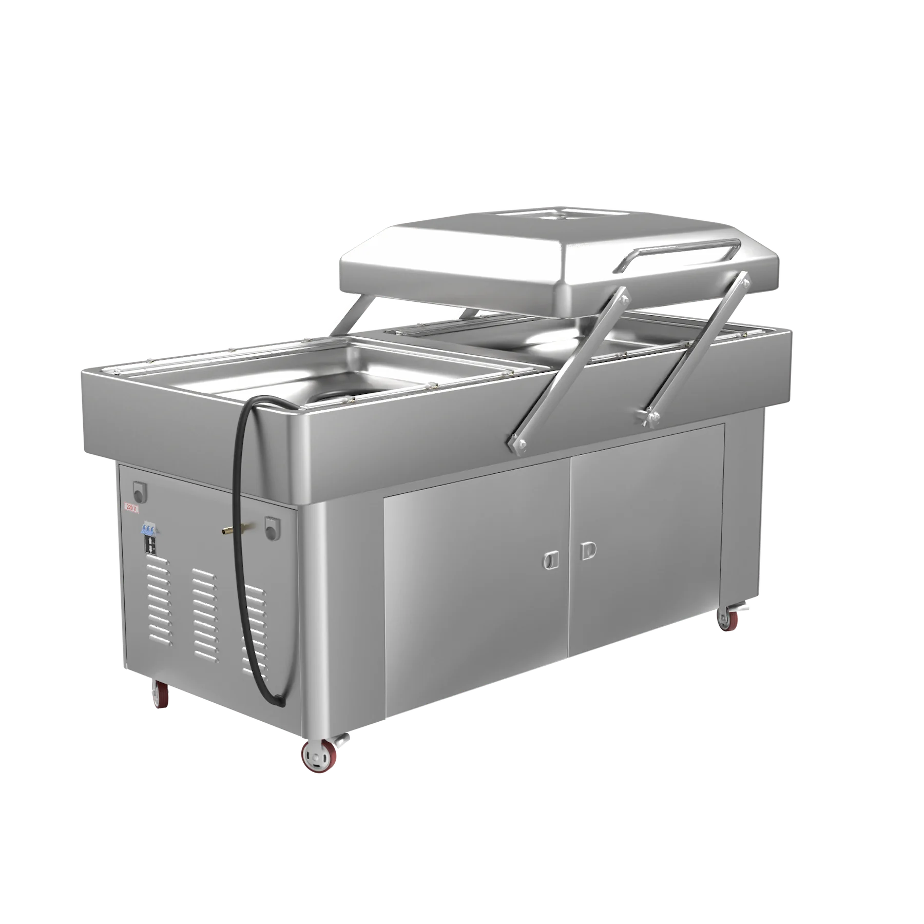 Вакуумный упаковщик DZQ-600/2SB GAS с газацией, двухкамерный