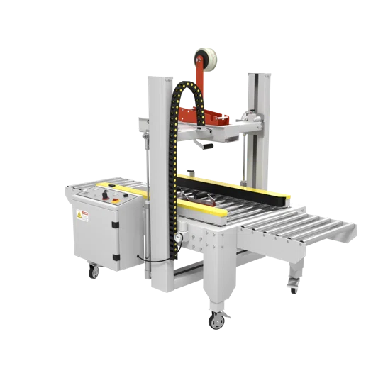 Заклейщик коробов FXJ-5050E, полуавтоматический, адаптивный