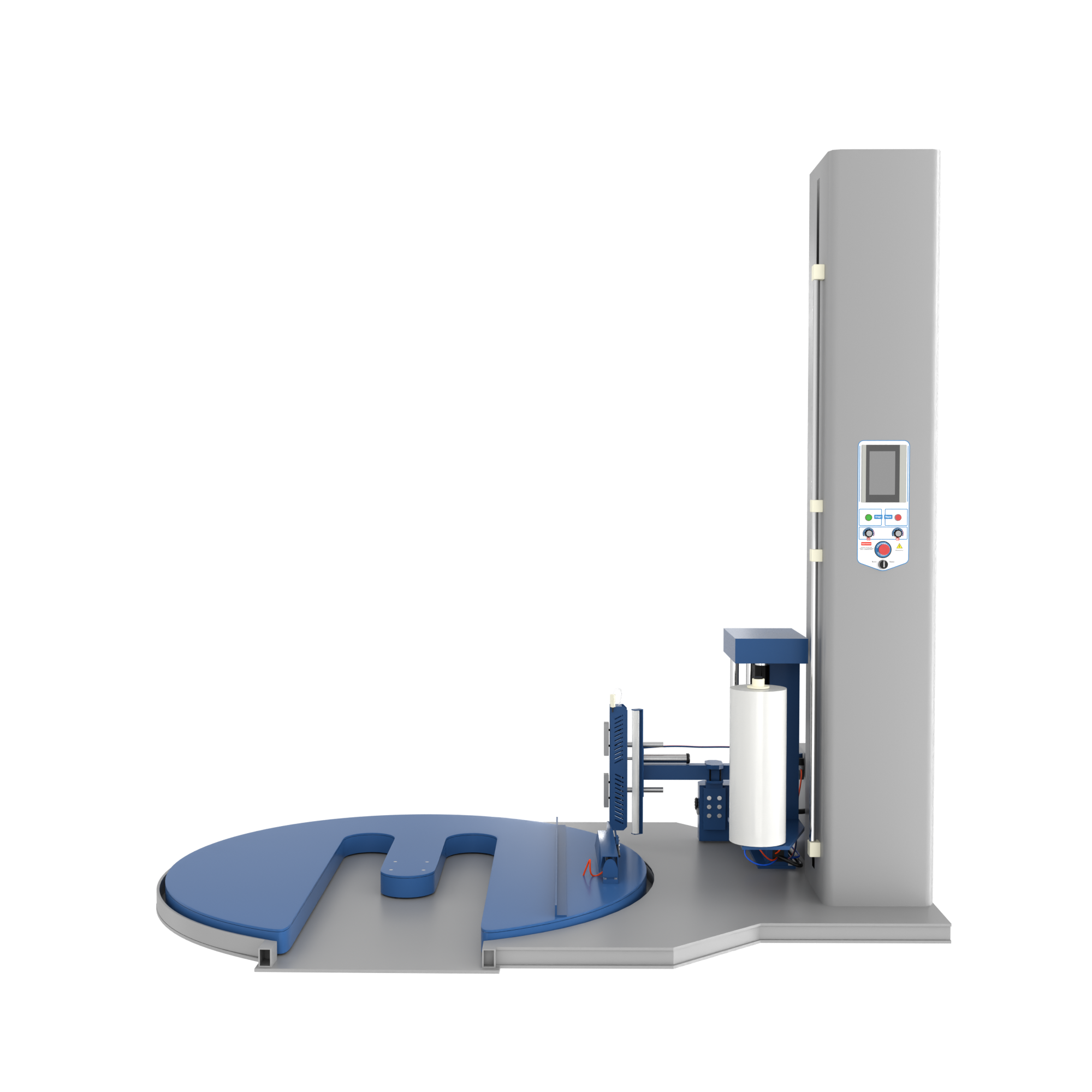 Паллетоупаковщик BPW-2000EA с автообрезкой и Е платформой