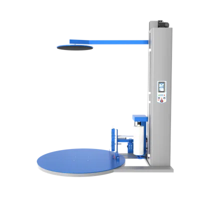 Паллетоупаковщик BPW-2000AC, прижимная плита, автоматическая обрезка