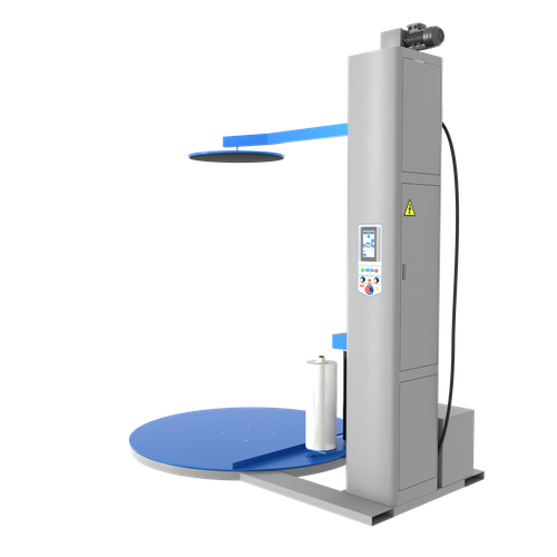 Паллетоупаковщик BPW-2400AC, прижимная плита, автоматическая обрезка