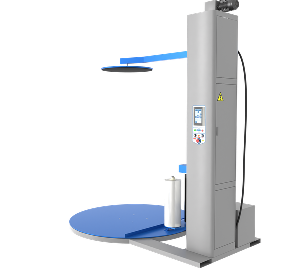 Паллетоупаковщик BPW-2400AC, прижимная плита, автоматическая обрезка