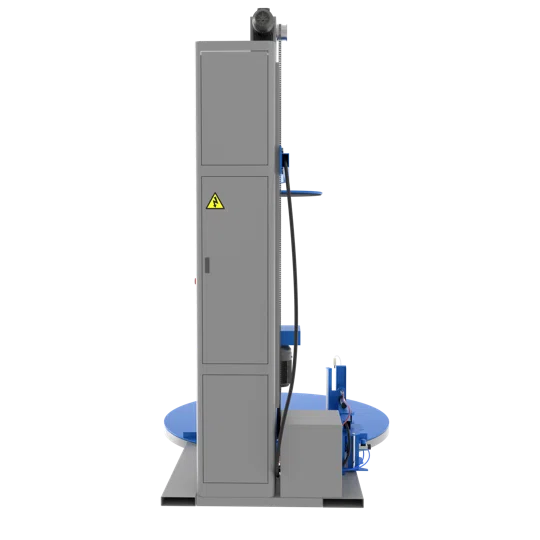 Паллетоупаковщик BPW-2400AC, прижимная плита, автоматическая обрезка