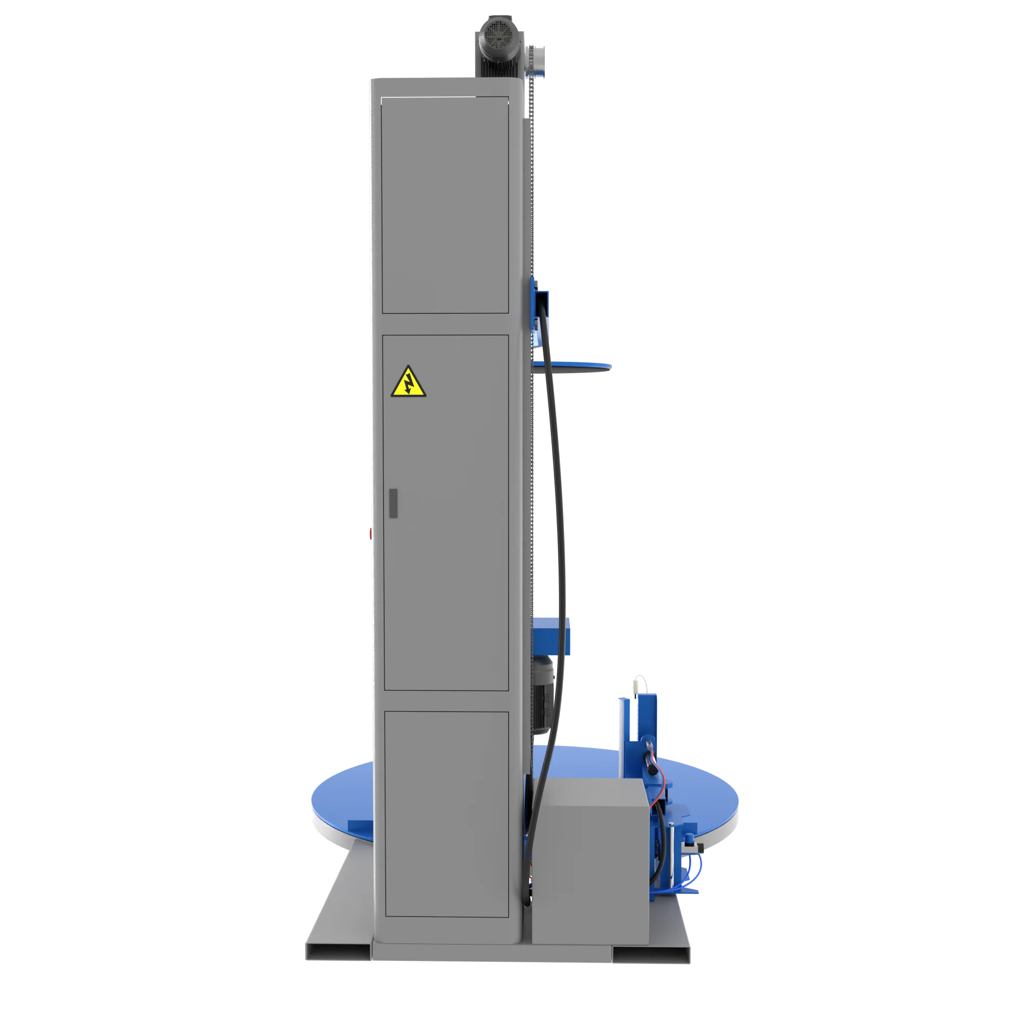 Паллетоупаковщик BPW-2400AC, прижимная плита, автоматическая обрезка