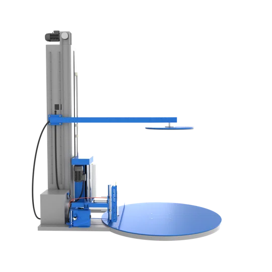 Паллетоупаковщик BPW-2000AC, прижимная плита, автоматическая обрезка
