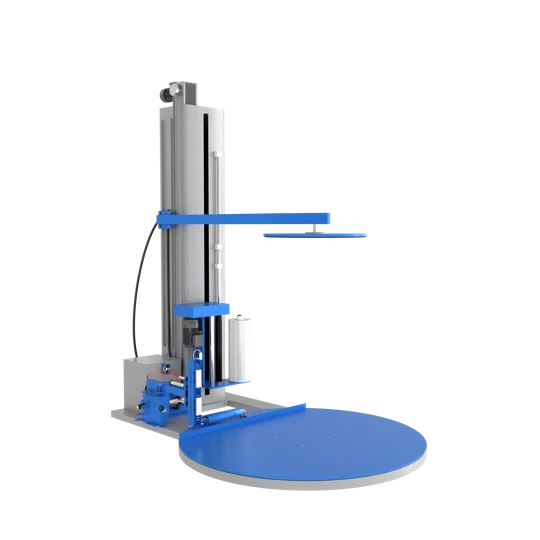 Паллетоупаковщик BPW-2000AC, прижимная плита, автоматическая обрезка