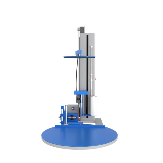 Паллетоупаковщик BPW-2000AC, прижимная плита, автоматическая обрезка