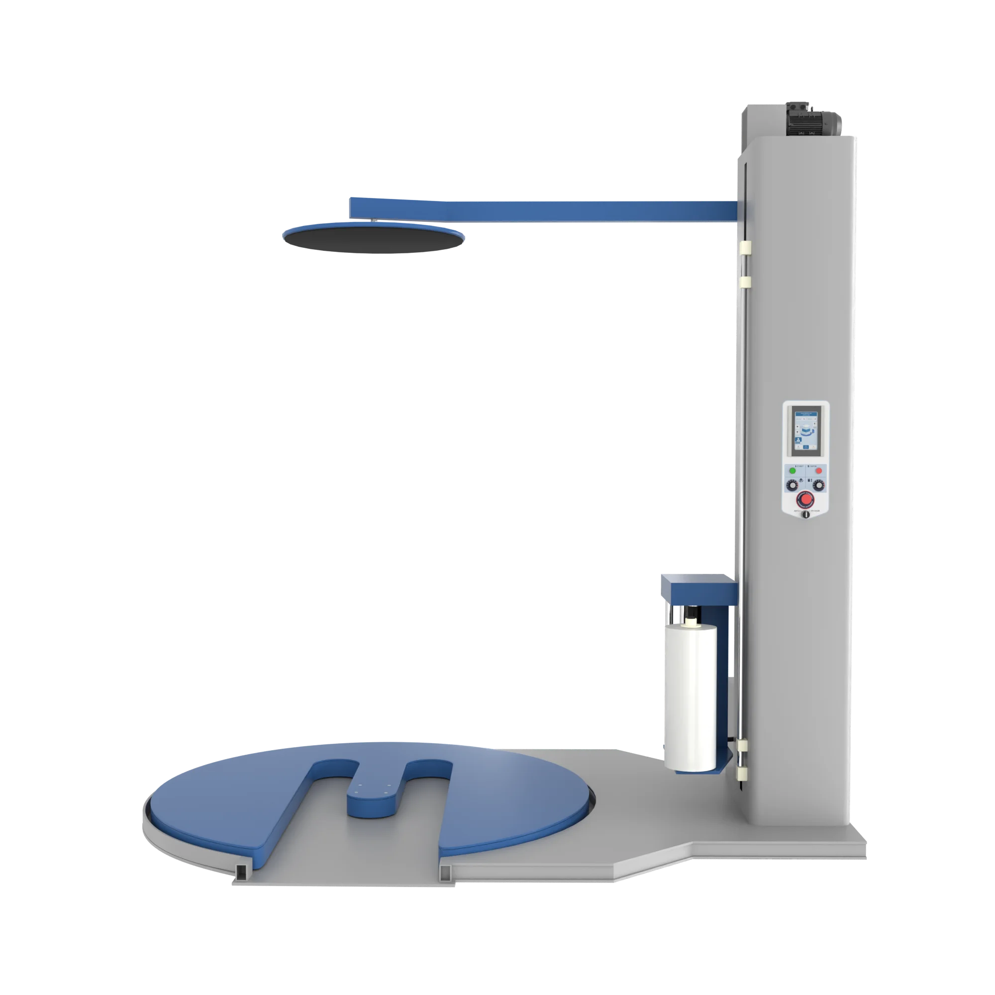 Паллетоупаковщик BPW-2000EC, прижим, Е-платформа
