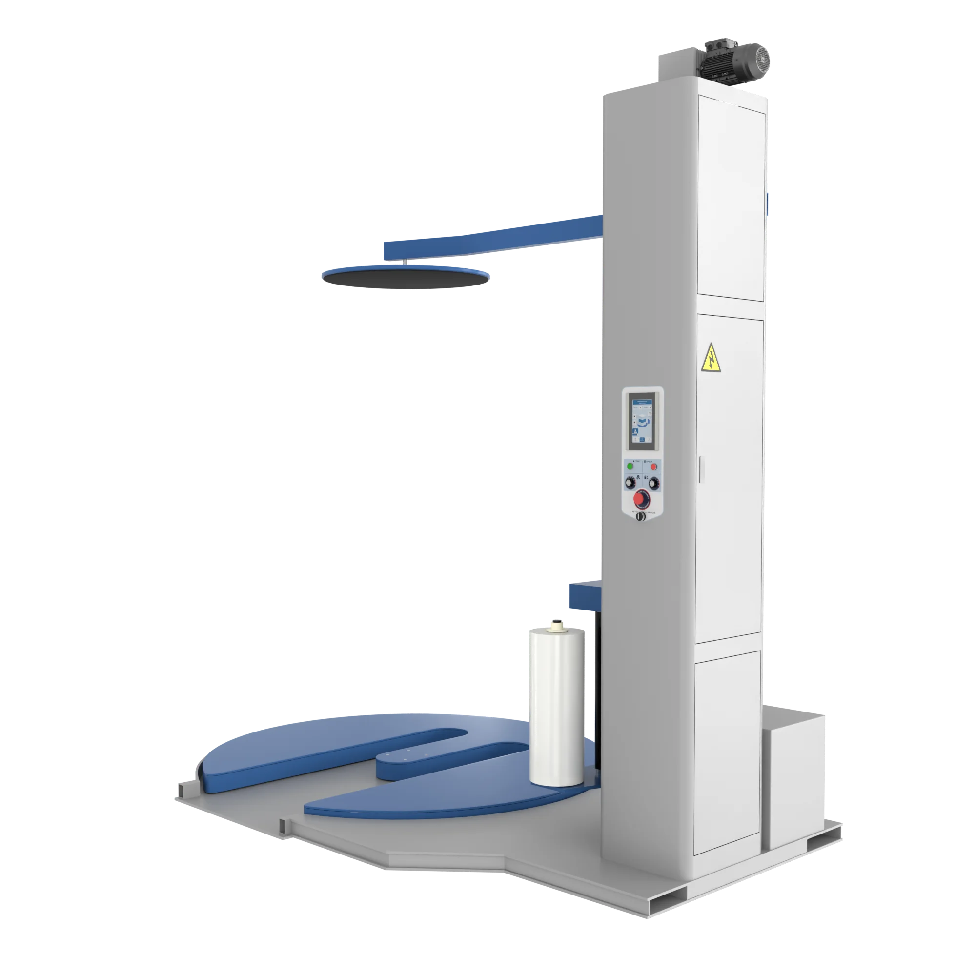 Паллетоупаковщик BPW-2000EC, прижим, Е-платформа