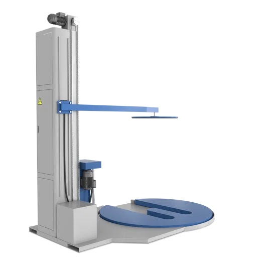 Паллетоупаковщик BPW-2400EC, прижимная плита, платформа под рохлю