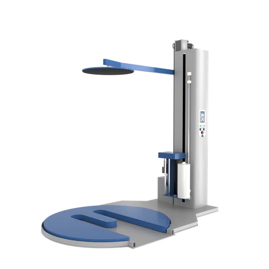 Паллетоупаковщик BPW-2400EC, прижимная плита, платформа под рохлю