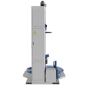 Паллетообмотчик автомат BPW-2400ЕАС, автообрезка, прижим, Е-образная платформа