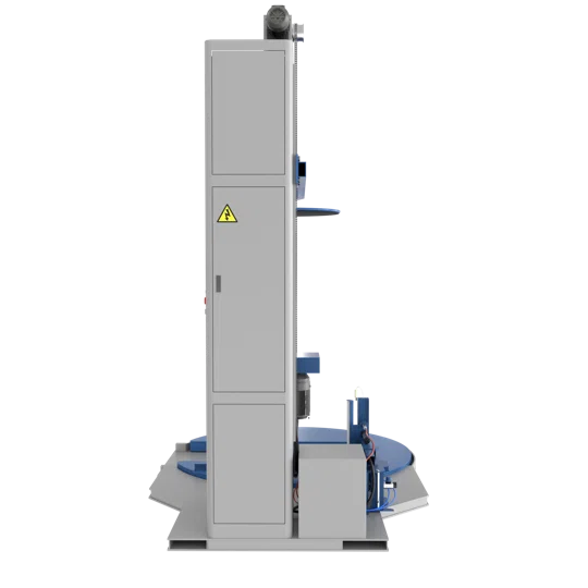 Паллетообмотчик автомат BPW-2400ЕАС, автообрезка, прижим, Е-образная платформа