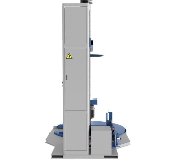 Паллетообмотчик автомат BPW-2400ЕАС, автообрезка, прижим, Е-образная платформа