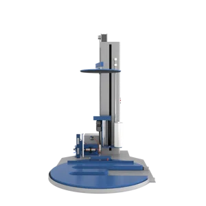 Паллетообмотчик автомат BPW-2400ЕАС, автообрезка, прижим, Е-образная платформа