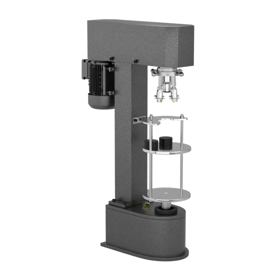 Укупорщик алюминиевых крышек DK-50/D, полуавтоматический