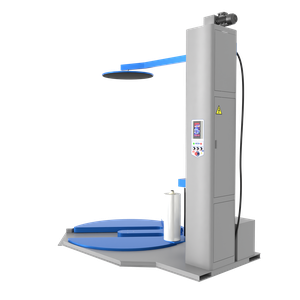 Паллетообмотчик автомат BPW-2400ЕАС, автообрезка, прижим, Е-образная платформа